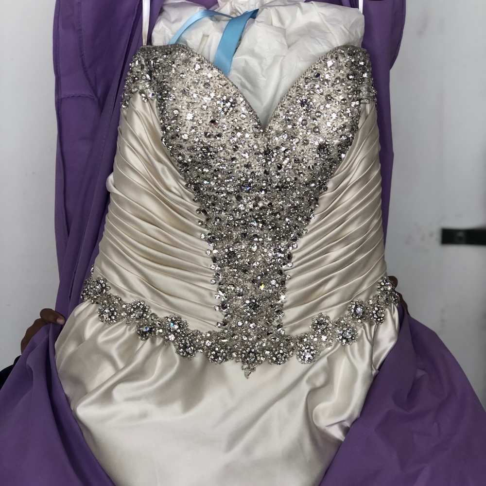 Beautiful hand beaded ball gown